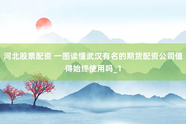 河北股票配资 一图读懂武汉有名的期货配资公司值得始终使用吗_1